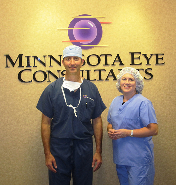 Dr. Thomas Samuelson and Senator Michelle Benson