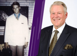 Dr. Richard Lindstrom - photos at both the beginning of his career and present day